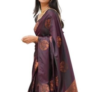 Women’s Silk Saree with Zari Work – Elegant Festive Wear