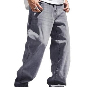 Ben Martin Men Jeans || Baggy Fit Jean's for Man || Loose Fit High Rise Denim || Stretchable Casual Wear Jean,s || Dance Rap Rapping Style Pant for Men || Denim Cotton Jeans (0)