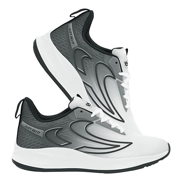 BRUTON EVA Lite Sport Shoes Running Shoes for Men- White - Image 3